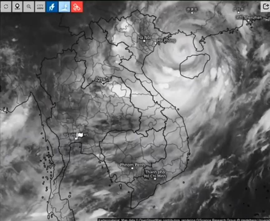 พายุยางิ ส่งผลกระทบต่อภาคเหนือ และภาคตะวันออกเฉียงเหนือตอนบน