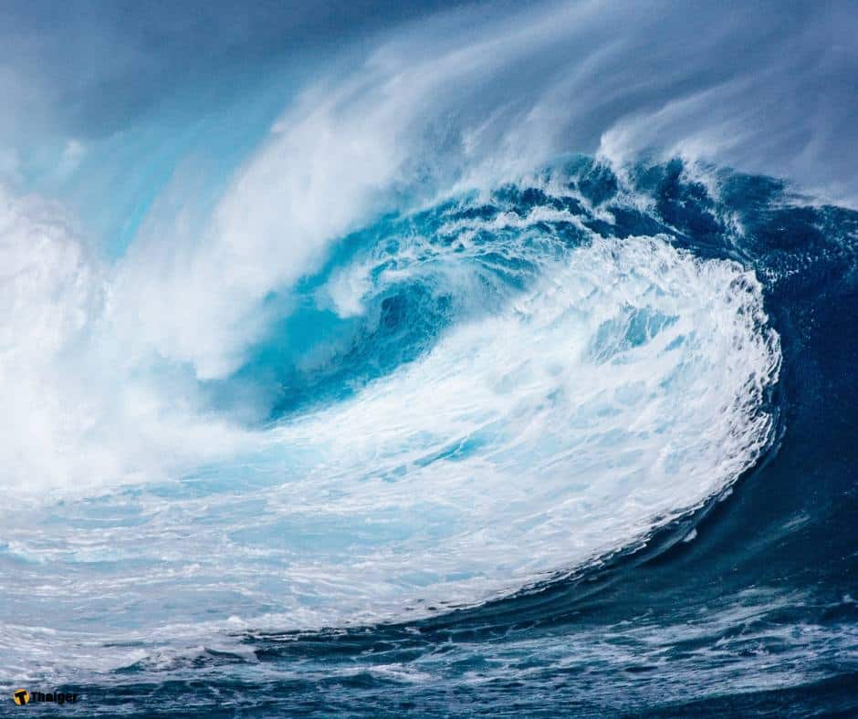 เมกะสึนามิที่เกิดขึ้นในทะเล