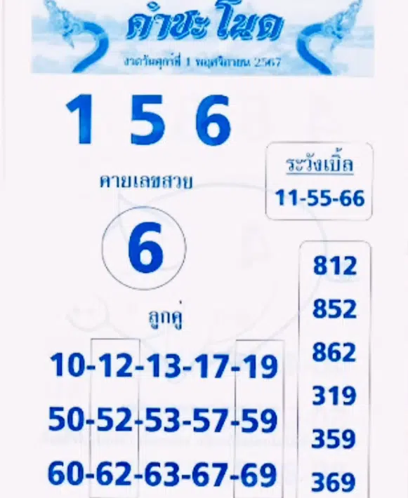 เลขเด็ด คำชะโนด 1 11 67