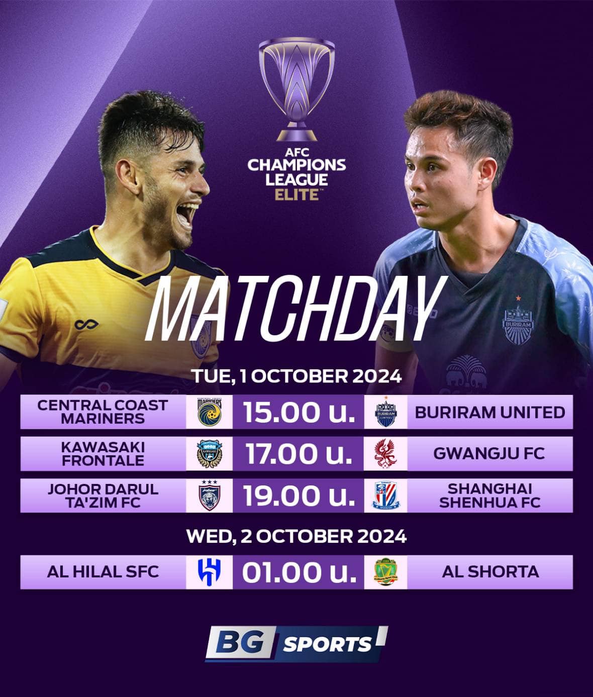 เอเอฟซี แชมเปียนส์ ลีก อีลิท เซนทรัล โคสต์ บุรีรัมย์