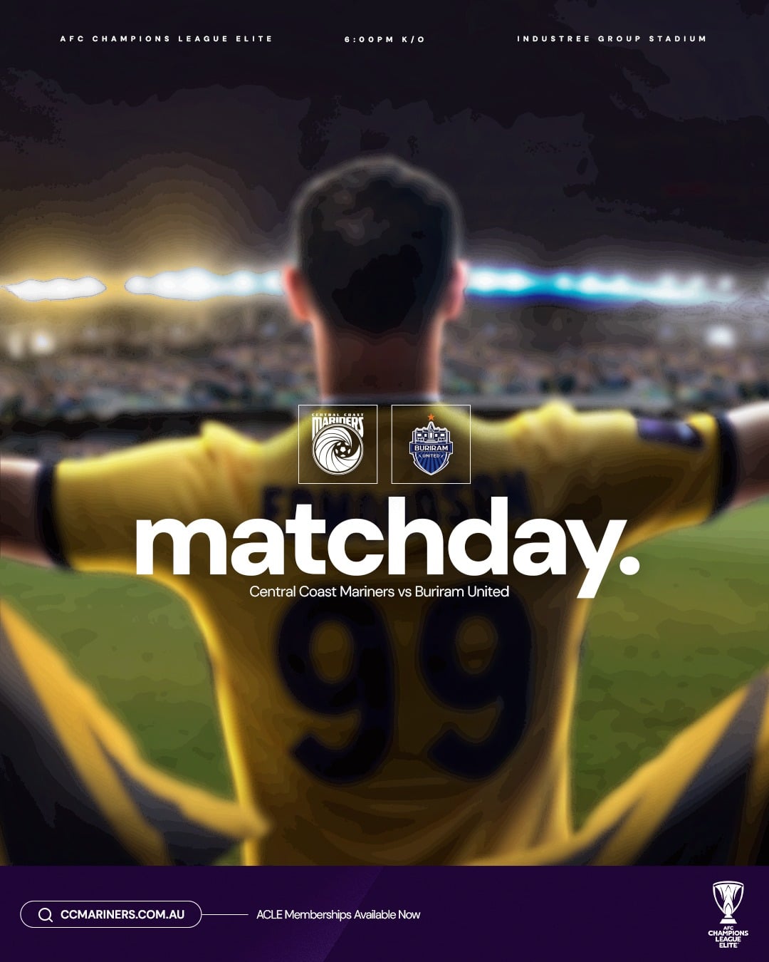 เอเอฟซี แชมเปียนส์ ลีก อีลิท เซนทรัล โคสต์ บุรีรัมย์