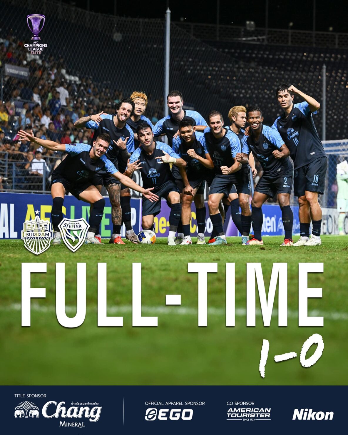 ผลฟุตบอลเอเอฟซี แชมเปียนส์ลีก อีลิท บุรีรัมย์ โปฮังa