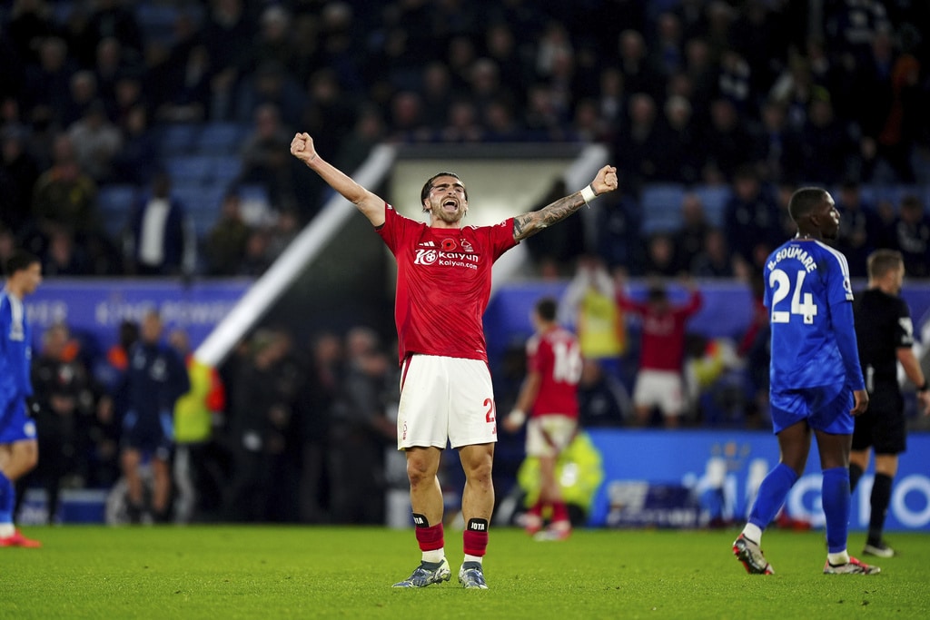 ผลบอลเมื่อคืนนี้ พรีเมียร์ลีก เลสเตอร์ ฟอเรสต์