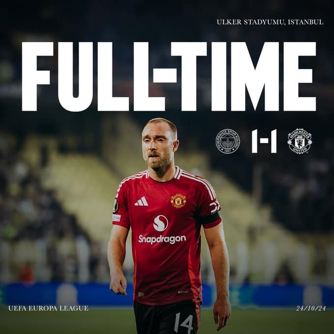 ผลบอลเมื่อคืนนี้ ยูโรป้า ลีก เฟเนร์บาห์เช่ แมนยู