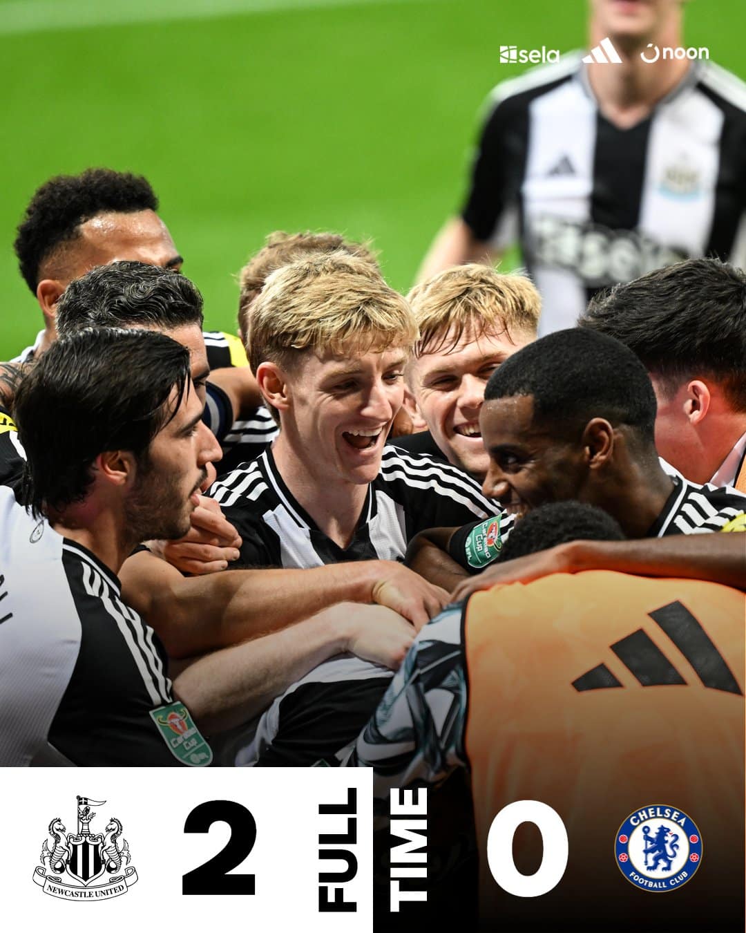 ผลบอลเมื่อคืนนี้ คาราบาวคัพ นิวคาสเซิ่ล เชลซี