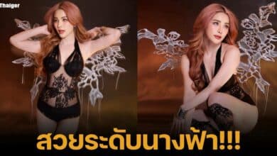 จันจิ แฟนมาริโอ้ เมาเร่อ แต่งตัวตามลุคลิซ่า ในงานเดินแบบรันเวย์ วิคตอเรียซีเคร็ท 2024