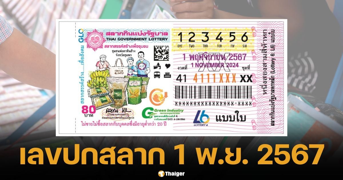 แปลปกสลาก 1 พ.ย. 2567 มีเลขอะไรซ่อนอยู่ แนวทางเสี่ยงโชค