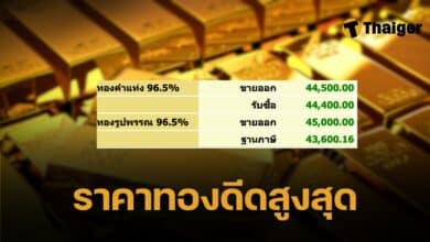 ราคาทองคำวันนี้ 30 ตุลาคม 2567