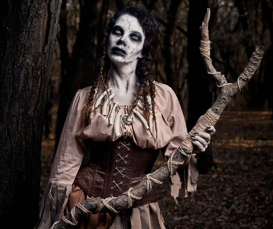 ชาวเคลต์แต่งกายเป็นผี ในวันซัมเฮน