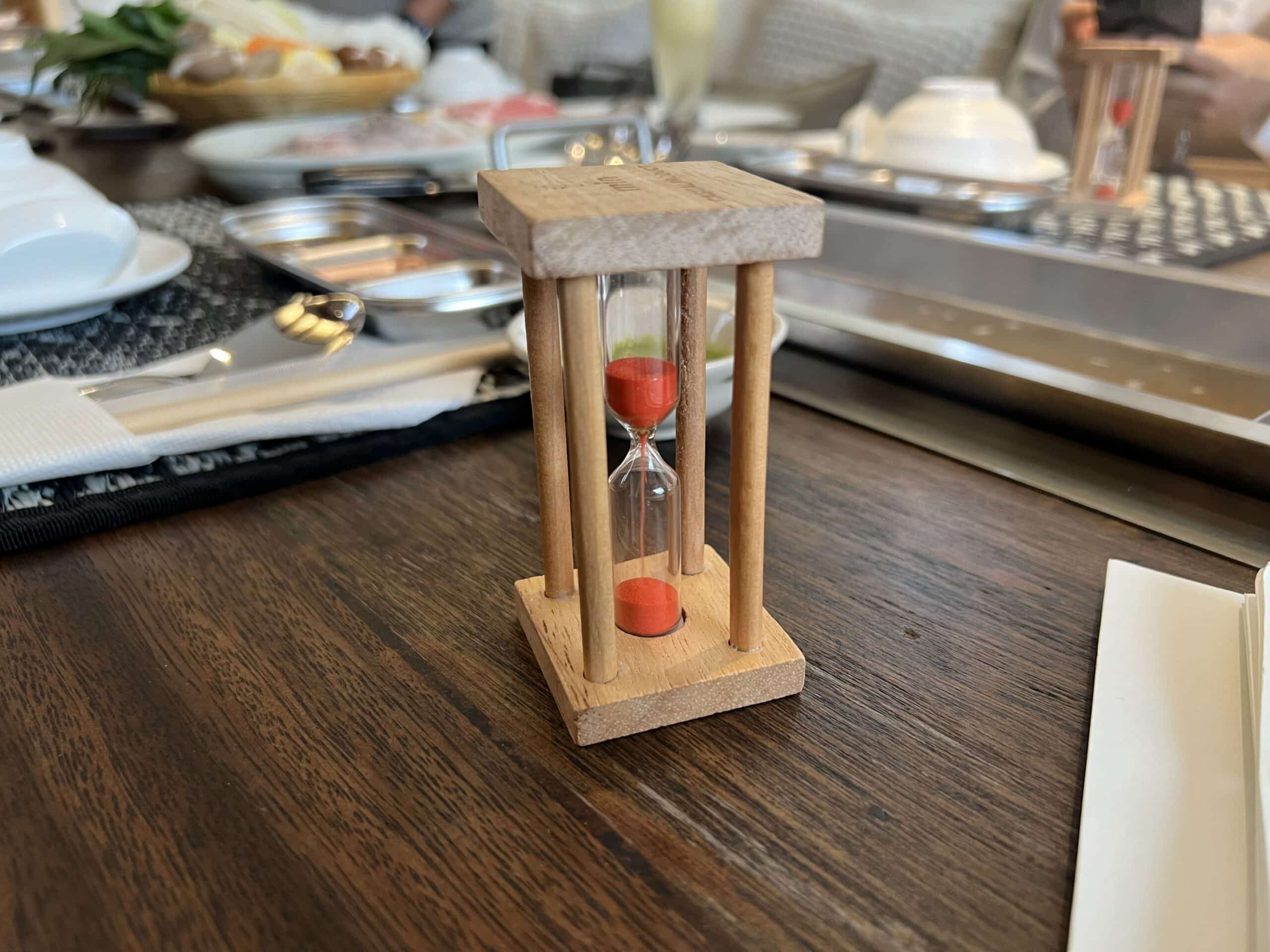 นาฬิกาทราย ตัวช่วยจับเวลาปลาจุ่ม