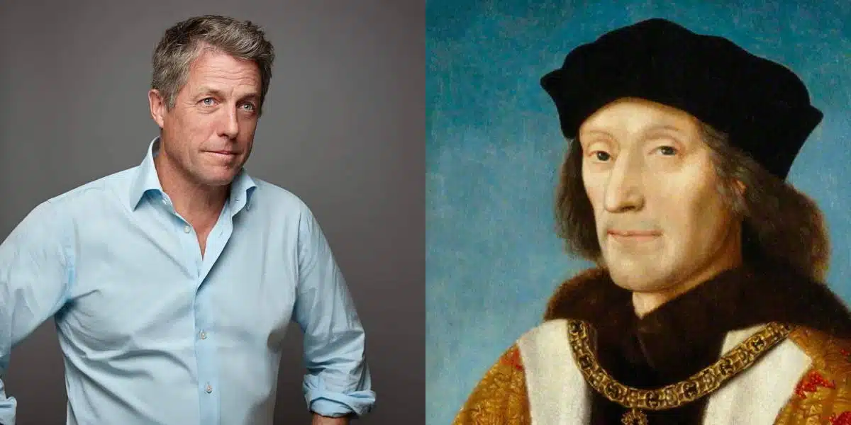 ฮิวจ์ แกรนท์ มีสายเลือดของพระเจ้าเฮนรีที่ 7 แห่งอังกฤษ