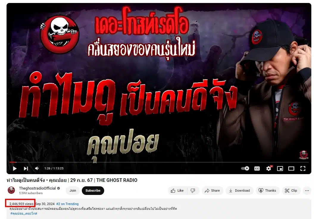 เรื่องเล่า คุณปอย ใน เดอะโกสท์เรดิโอ