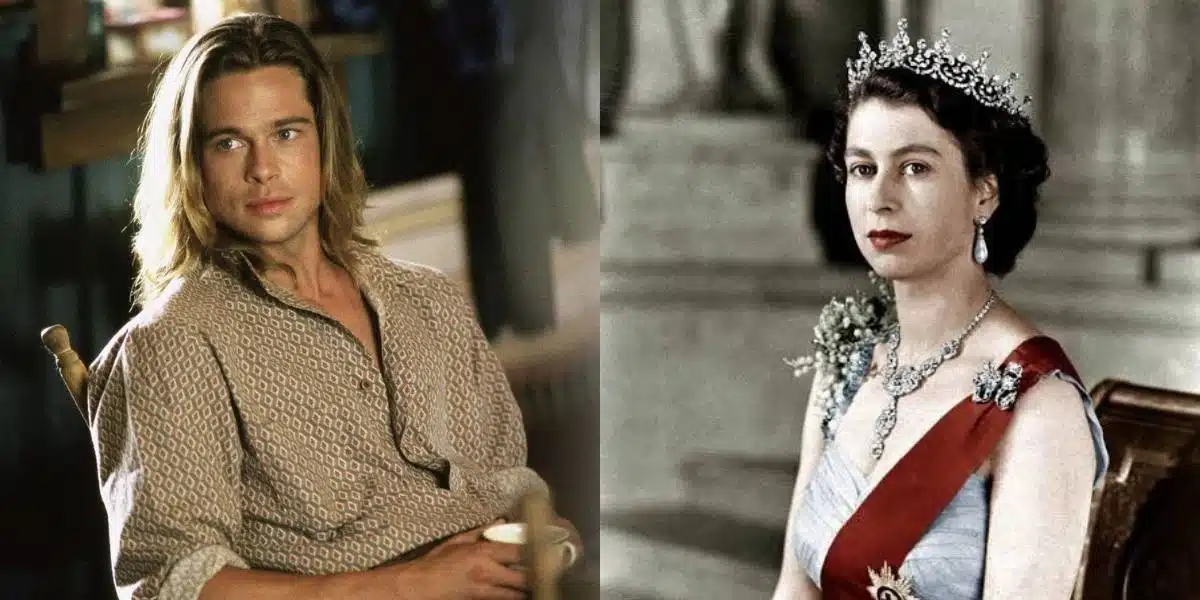 แบรด พิตต์ มีสายเลือดของสมเด็จพระราชินีนาถเอลิซาเบธที่ 2