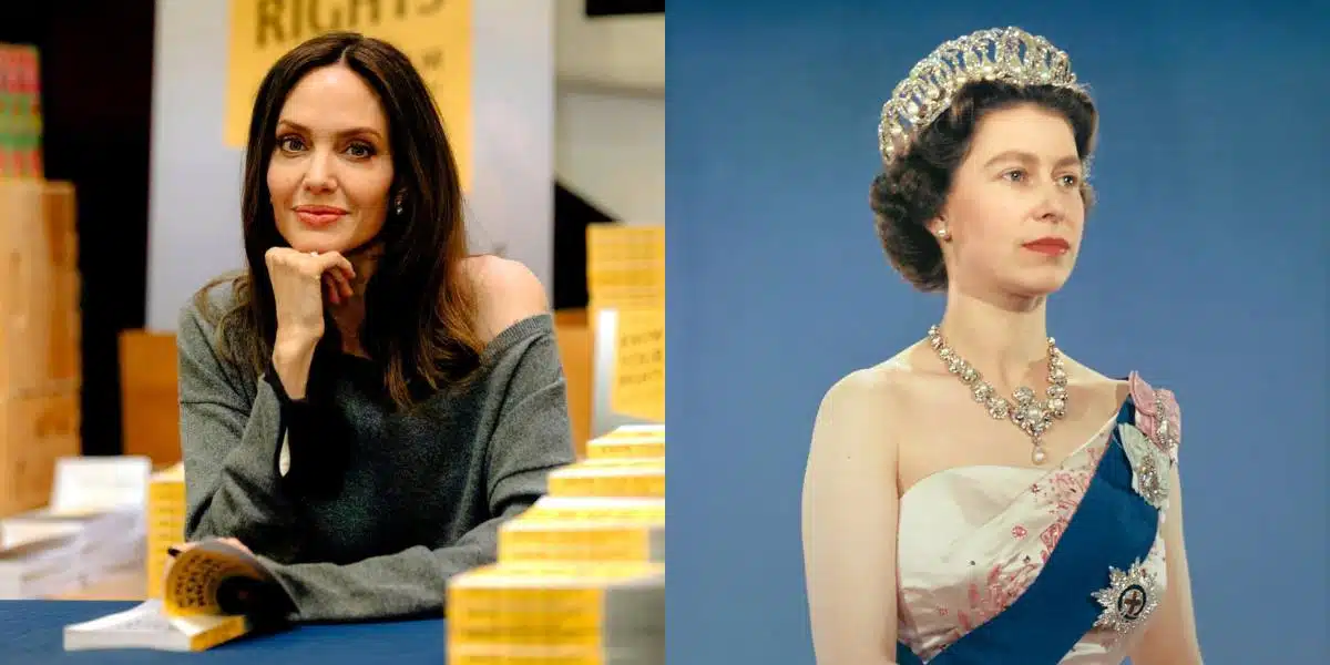 แองเจลินา โจลี มีสายเลือดของสมเด็จพระราชินีนาถเอลิซาเบธที่ 2