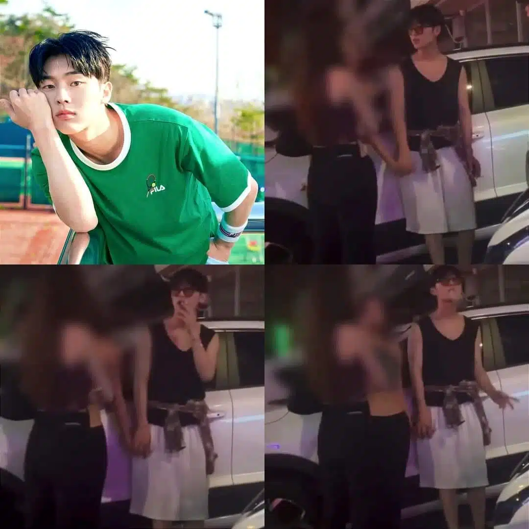 ชเว ฮยอนอุค สูบบุหรี่ ทิ้งลงถนน