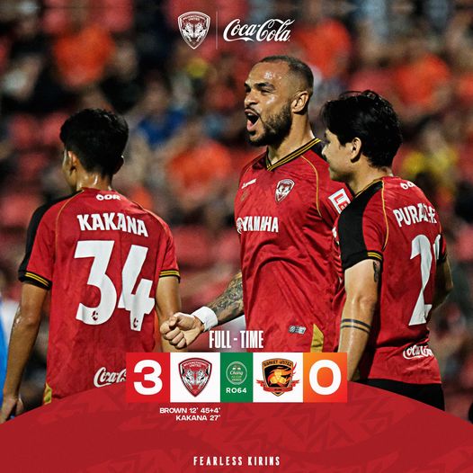 ผลบอลเมื่อคืนนี้ ช้าง เอฟเอ 2024/25 เมืองทอง ศรีสะเกษ