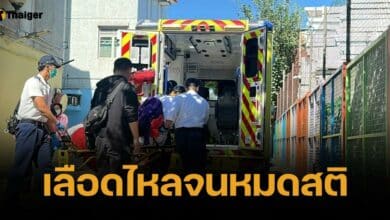 ผวาแดนมังกร ลุงคว้ามีดแทงคอ หนุ่มเพื่อนบ้าน จนเลือดทะลักไม่หยุด