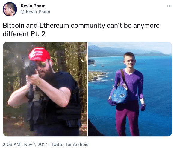 มีมของ วีตาลิค บูเจริน ล้อกับ bitcoin 