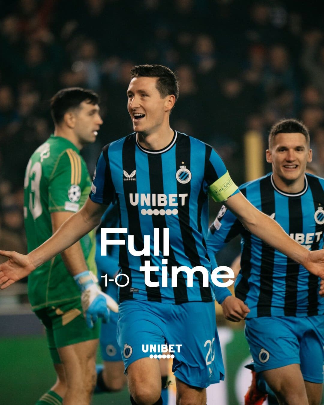 ผลบอลเมื่อคืนนี้ ยูฟ่า แชมเปี้ยนส์ลีก คลับ บรูช วิลล่า