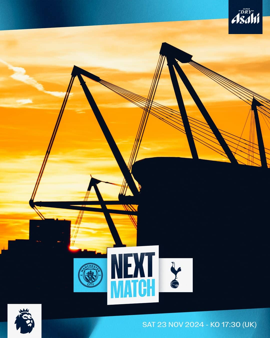 พรีเมียร์ลีก 2024/25 แมนซิตี้ สเปอร์ส