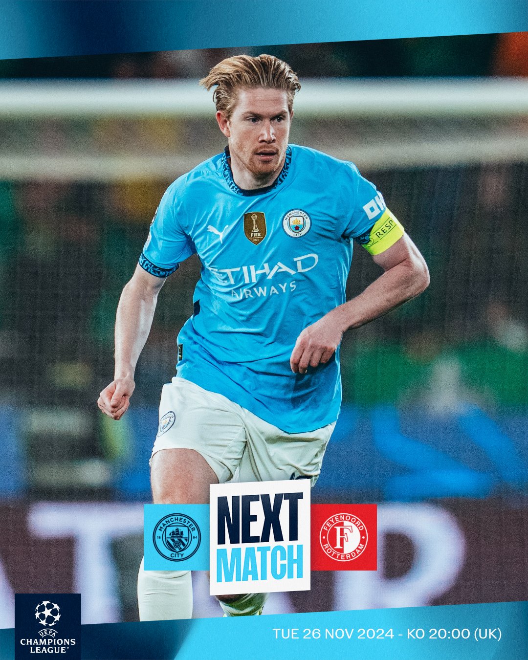 ยูฟ่า แชมเปี้ยนส์ลีก แมนซิตี้ เฟเยนูร์ด