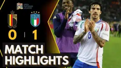 ผลบอล เนชั่นส์ ลีก เบลเยียม อิตาลี