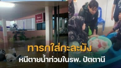 น้ำท่วมปัตตานี โรงพยาบาลหนองจิก