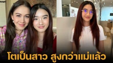 ส่วนสูง ณดา ปุณณกันต์ 168 เซนติเมตร อายุ 13 ปี ลูกสาวกบ สุวนันท์ นางเอกละครไทย