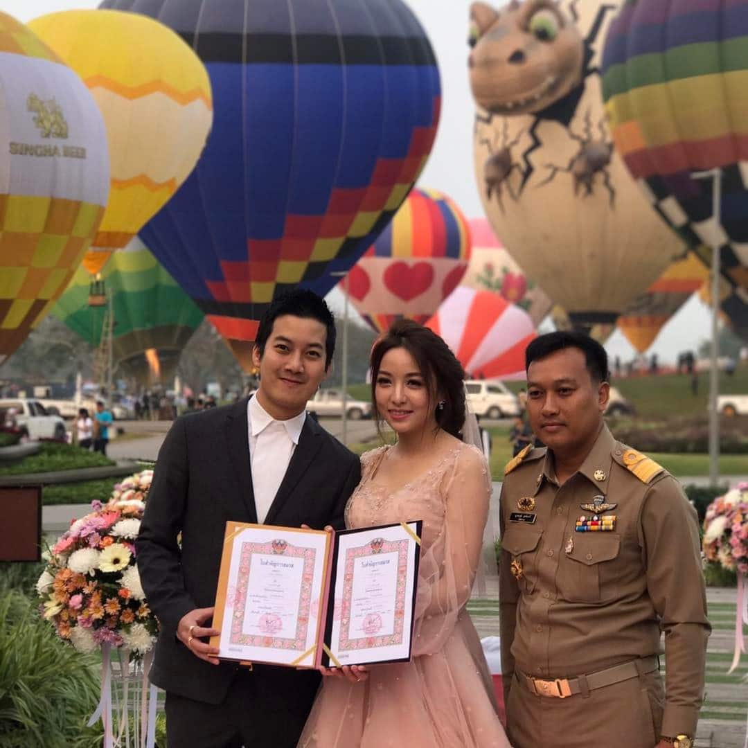 ย้อนภาพวันแต่งงาน เชน ธนา หอบสินสอด 168 ล้านสู่ขอ เจมส์ กณิการ์-4