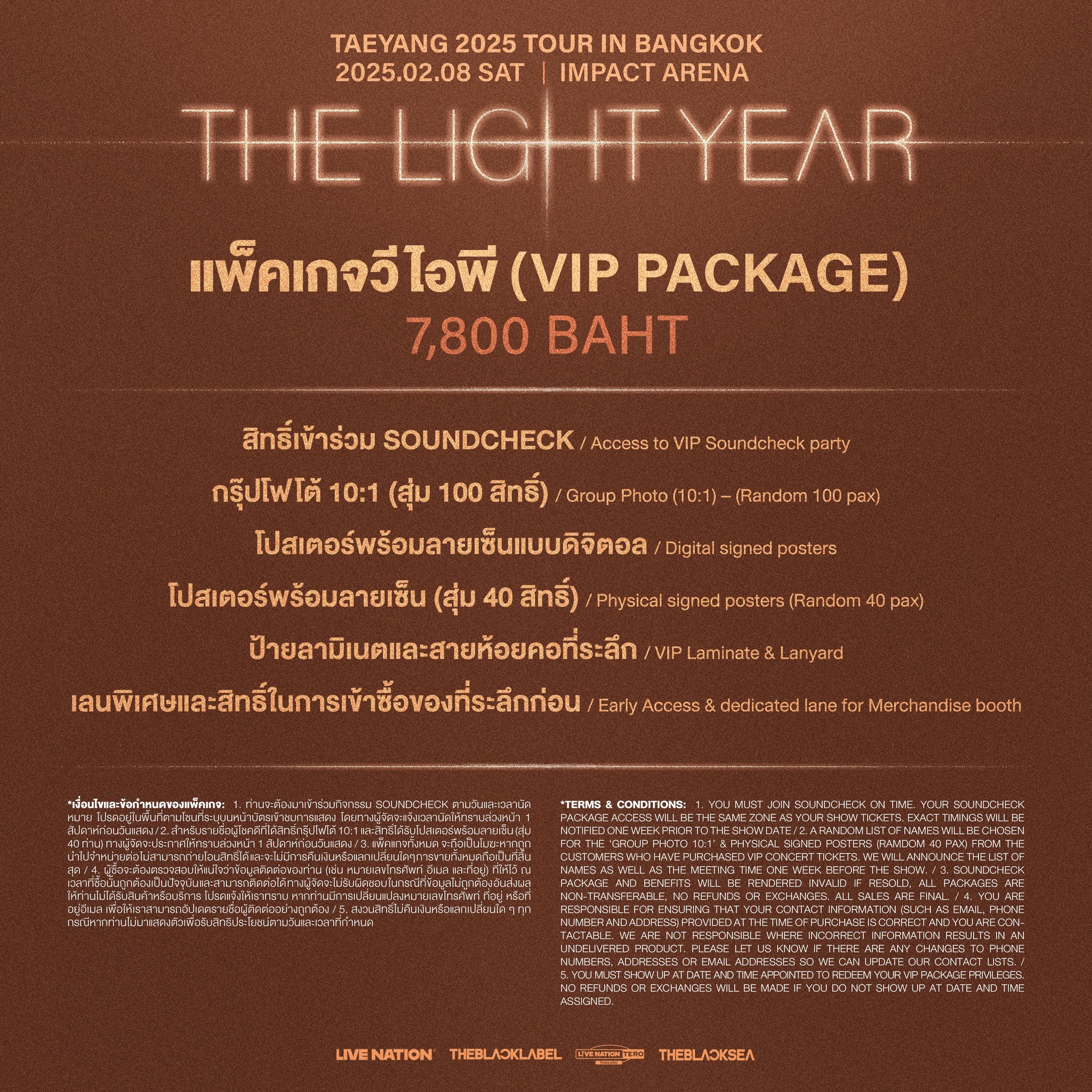 TAEYANG 2025 TOUR [THE LIGHT YEAR] IN BANGKOK