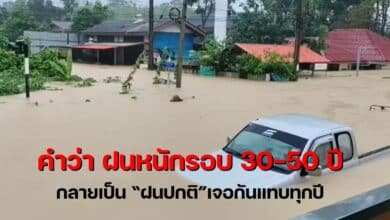 น้ำท่วมภาคใต้ โลกร้อน