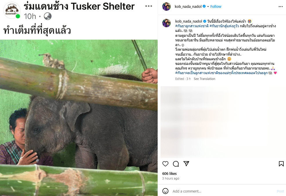 กบ สุวนันท์ โพสต์ถึง น้องกันยา