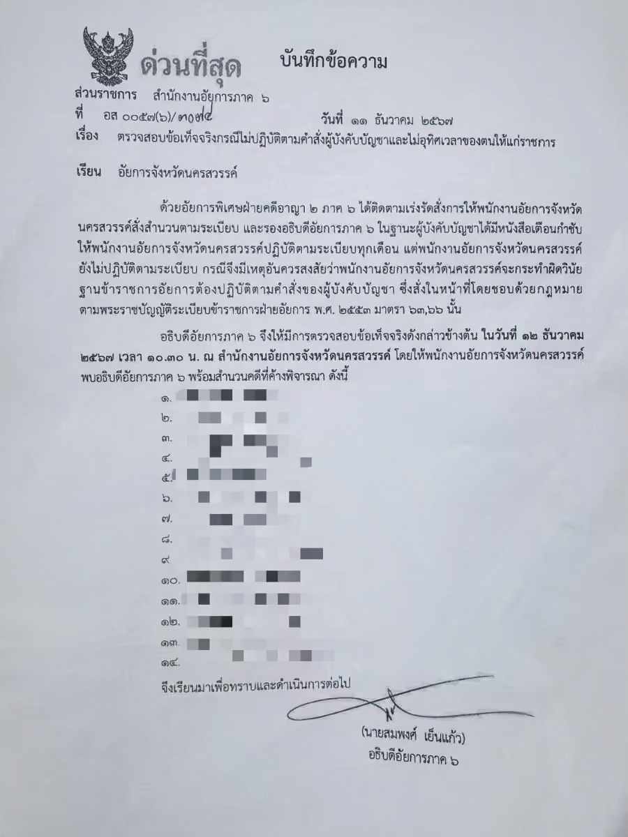 เรียกสอบวินัยอัยการ