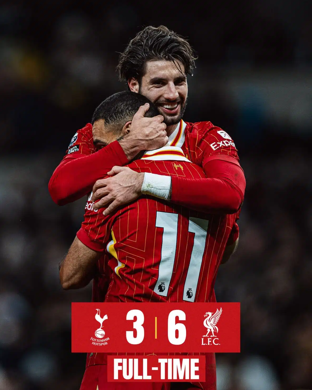 ผลบอลเมื่อคืนนี้ พรีเมียร์ลีก สเปอร์ส ลิเวอร์พูล