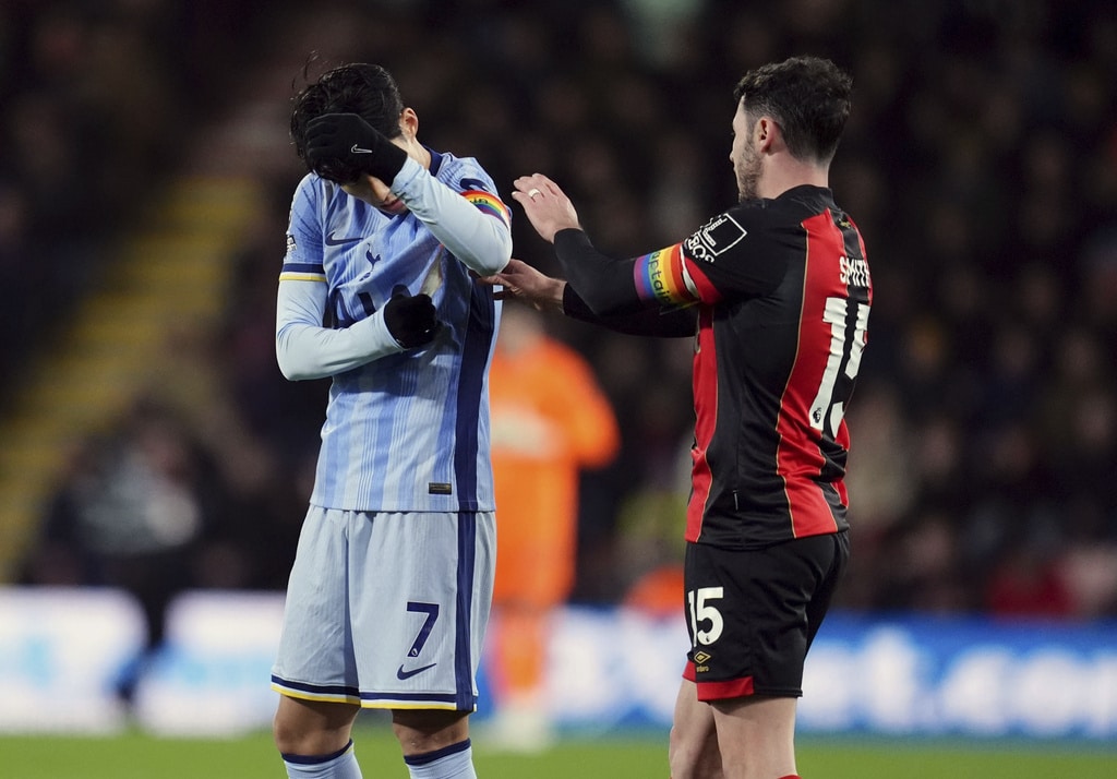 ผลบอลเมื่อคืนนี้ พรีเมียร์ลีก บอร์นมัธ สเปอร์ส