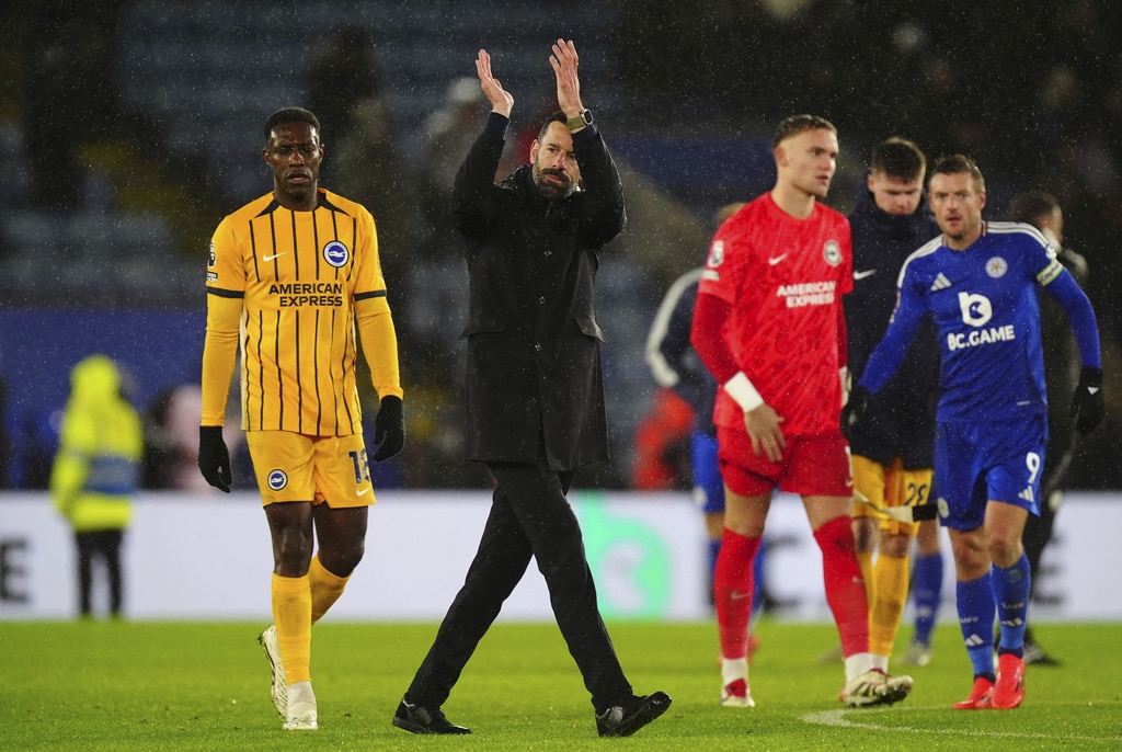 ผลบอลเมื่อคืนนี้ พรีเมียร์ลีก เลสเตอร์ ไบรท์ตัน