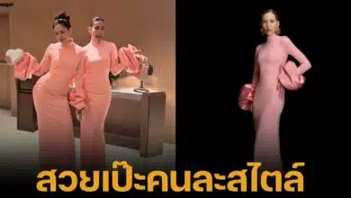 ชมพู่-คิมเบอร์ลี่ ใส่ชุดเดียวกัน ไปงานแต่งงานวุ้นเส้น เปิดราคามีอึ้ง แบรนด์จากประเทศอังกฤษ