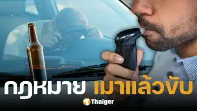 เปิดกฎหมาย เมาแล้วขับ 2568 โทษหนักขึ้น ปรับสูงสุดเท่าไหร่ รู้ไว้ ก่อนสังสรรค์ปีใหม่