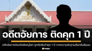 อดีตอัยการจังหวัดพิษณุโลก ถูกตัดสินจำคุก 1 ปี จากความผิดฐานเรียกรับสินบนเพื่อแลกกับการช่วยเหลือทางคดี ซึ่งเป็นการกระทำที่ผิดต่อกฎหมายและจริยธรรมของข้าราชการ