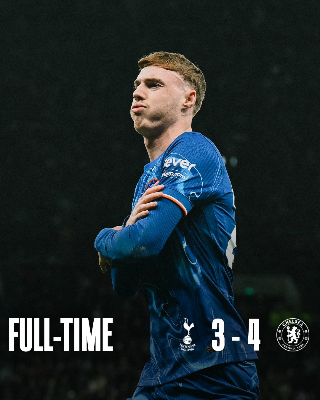 ผลบอลเมื่อคืนนี้ พรีเมียร์ลีก สเปอร์ส เชลซี