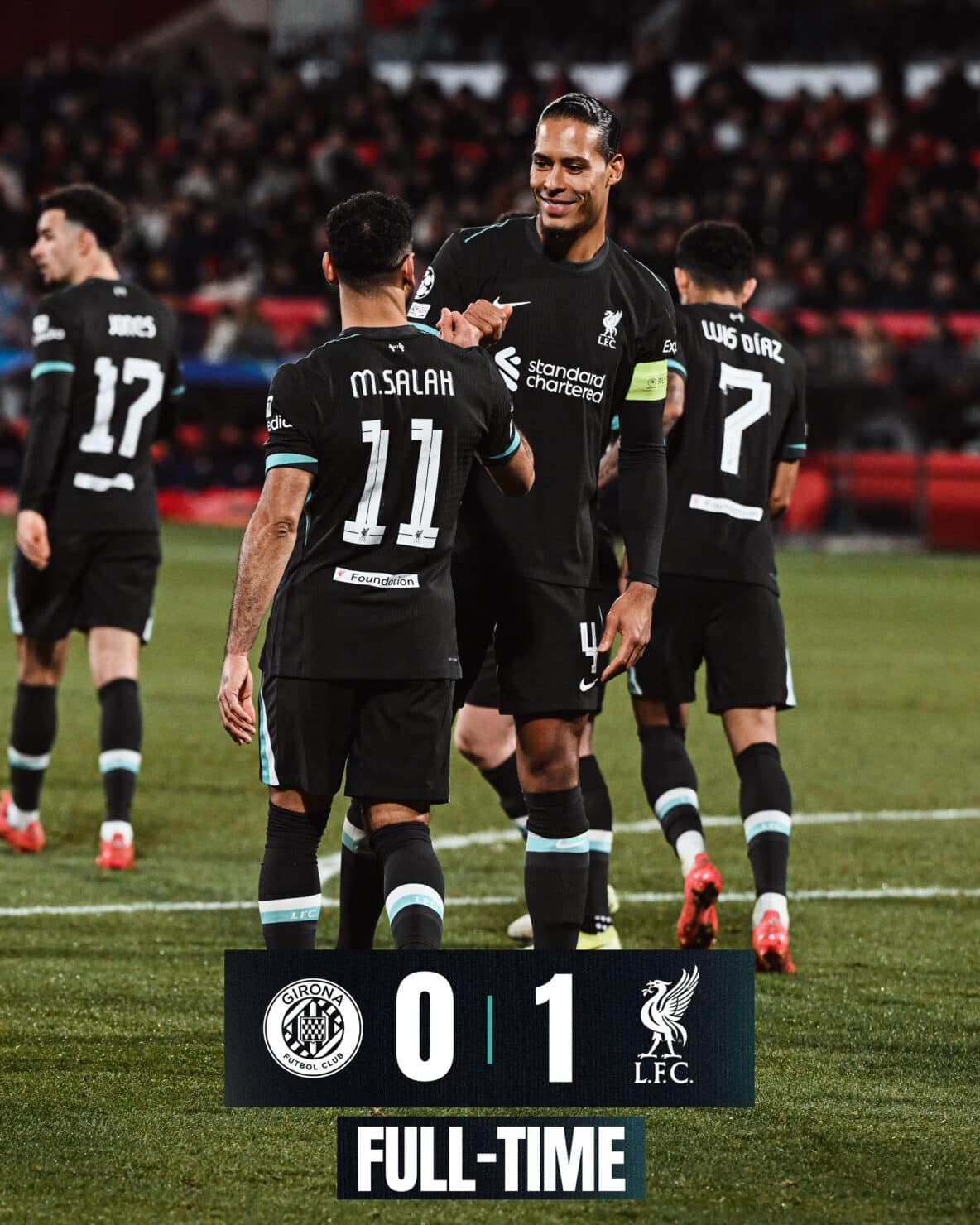 ผลบอลเมื่อคืนนี้ ยูฟ่า แชมเปี้ยนส์ลีก คิโรน่า ลิเวอร์พูล