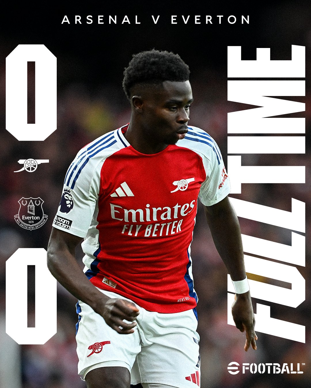 ผลบอลเมื่อคืนนี้ พรีเมียร์ลีก อาร์เซนอล เอฟเวอร์ตัน