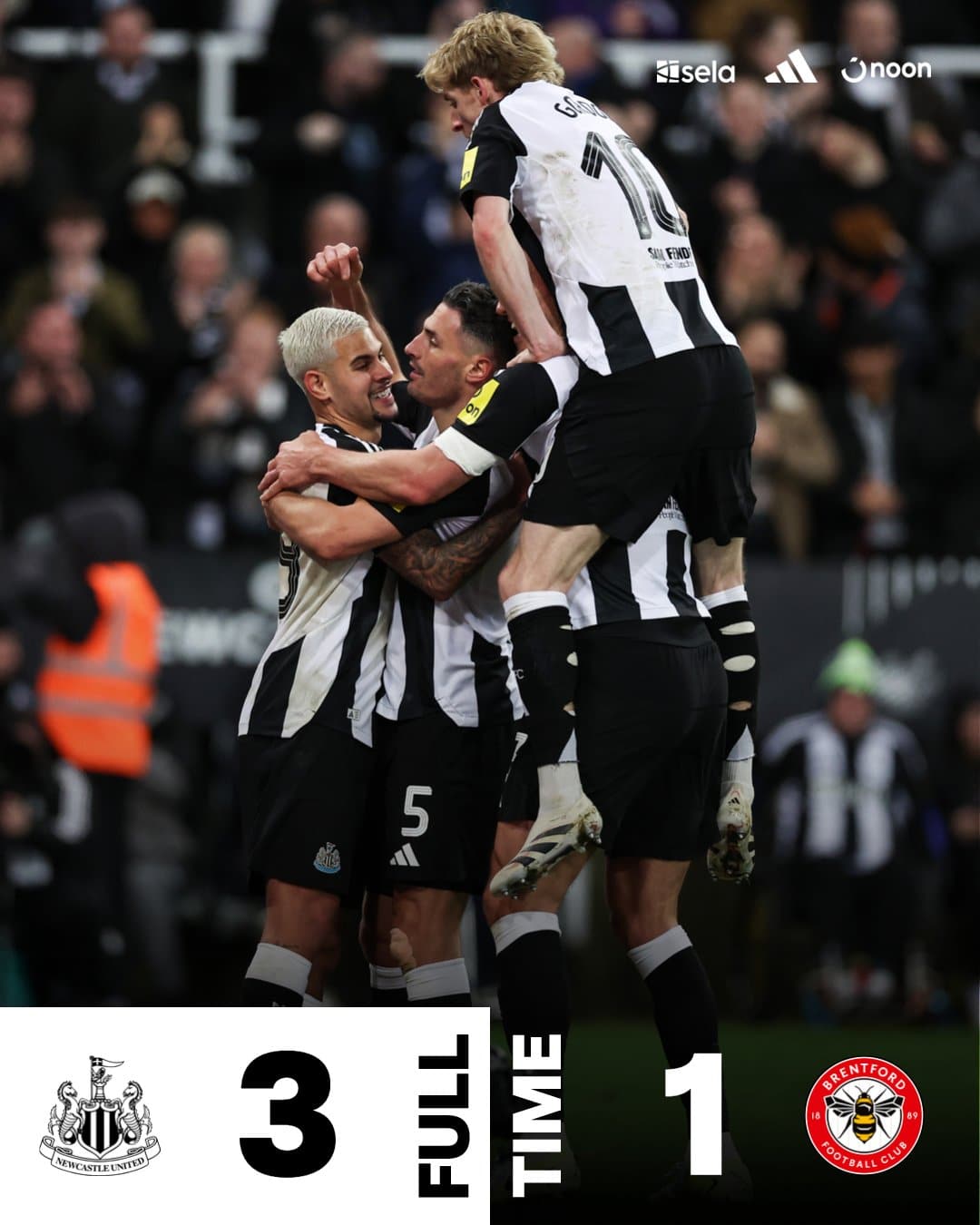 ผลบอลเมื่อคืนนี้ คาราบาวคัพ นิวคาสเซิ่ล เบรนท์ฟอร์ด