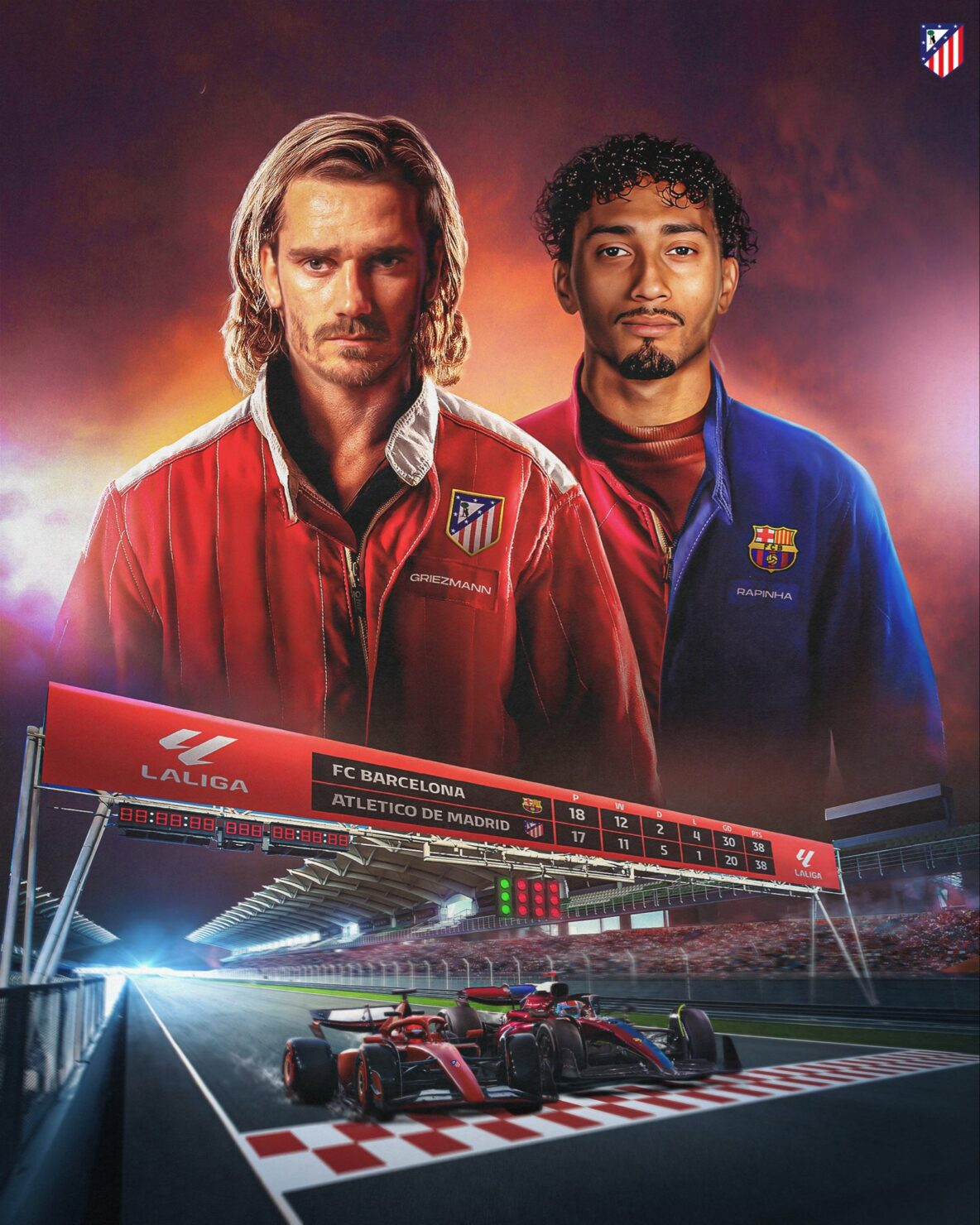 ลาลีกา 2024/25 บาร์เซโลน่า แอต.มาดริด