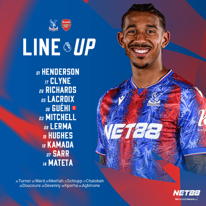 11 ตัวจริง พาเลซ อาร์เซนอล