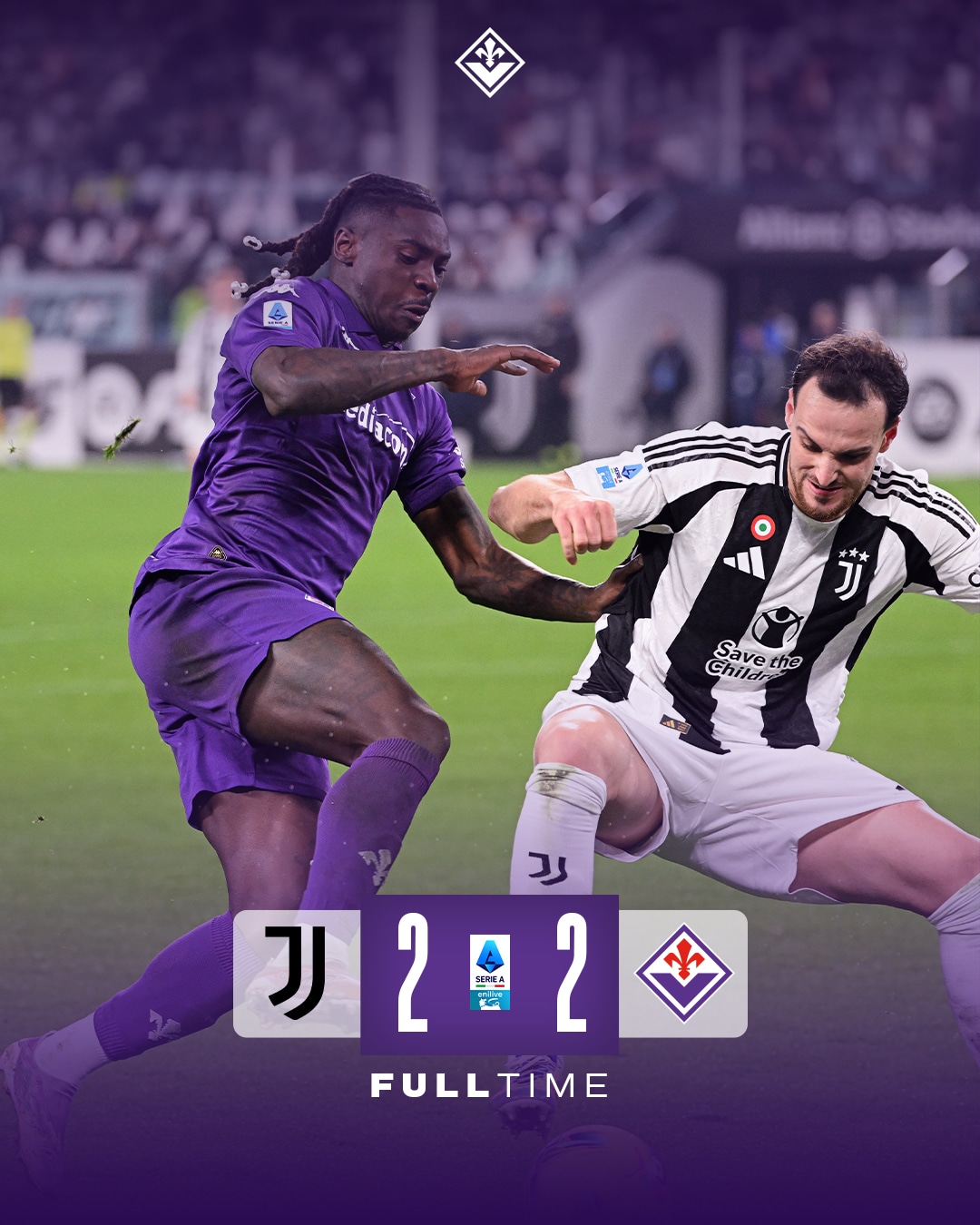 ผลบอลเมื่อคืนนี้ กัลโช่ ยูเวนตุส ฟิออเรนติน่า