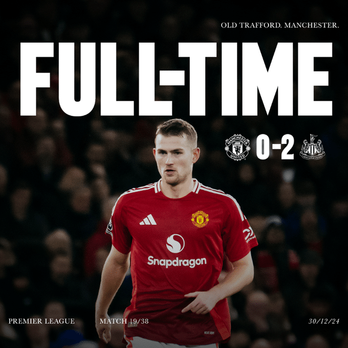 ผลบอลเมื่อคืนนี้ พรีเมียร์ลีก แมนยู นิวคาสเซิ่ล