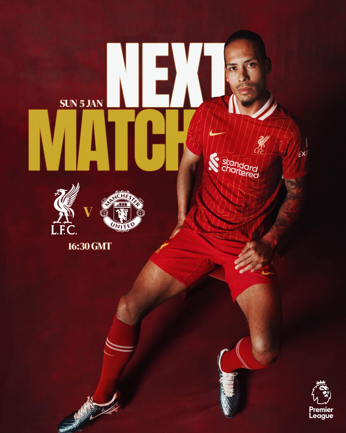 ดูบอลสด พรีเมียร์ลีก 2024/25 ลิเวอร์พูล แมนยู