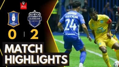 ผลฟุตบอล รีโว่ ไทยลีก บีจี ปทุม บุรีรัมย์