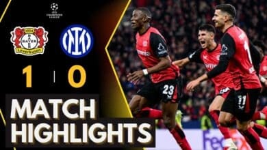 ผลบอลเมื่อคืนนี้ ยูฟ่า แชมเปี้ยนส์ลีก เลเวอร์คูเซ่น อินเตอร์